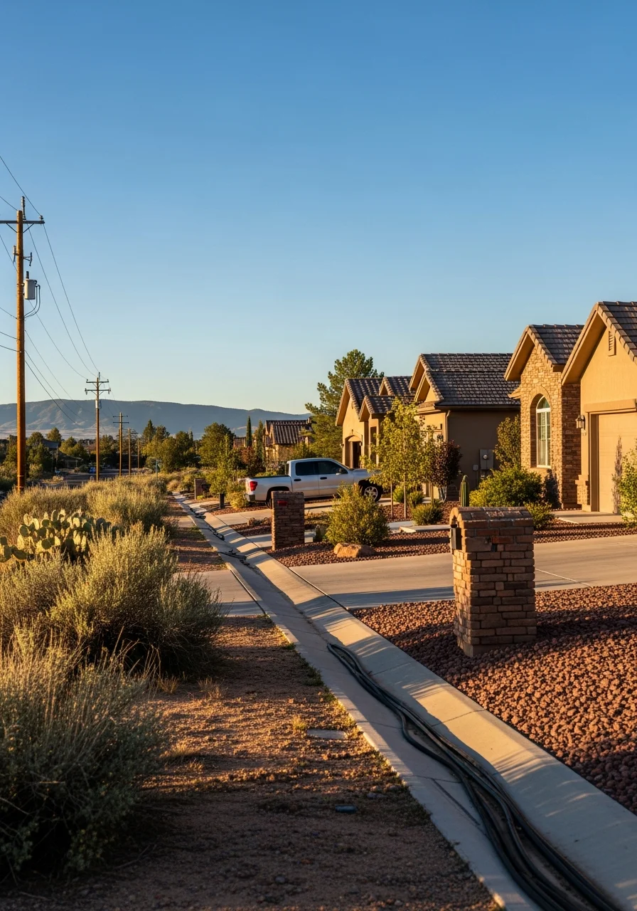 Chino Valley residential property showing mixed architectural styles typical of the area.